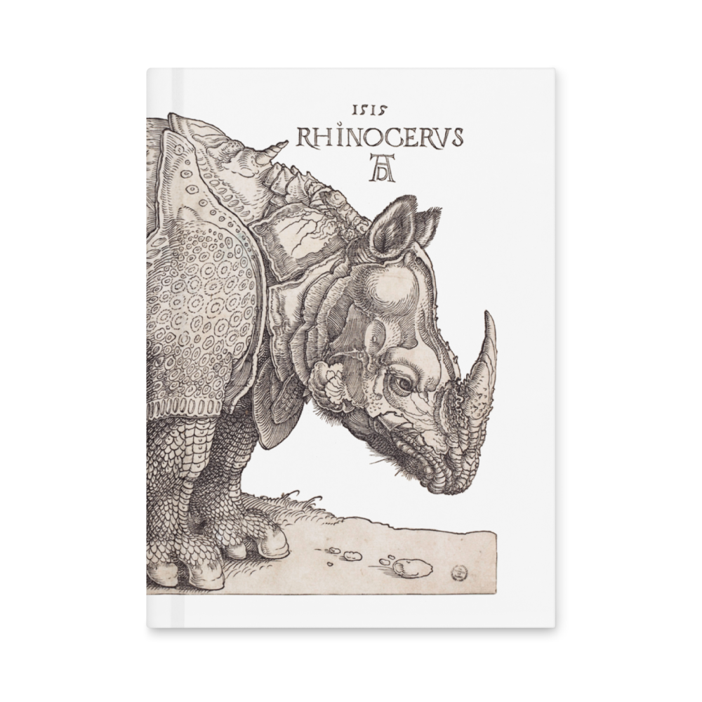 Animal Kingdom! The Rhinoceros by Albrecht Dürer Hardcover journal matte