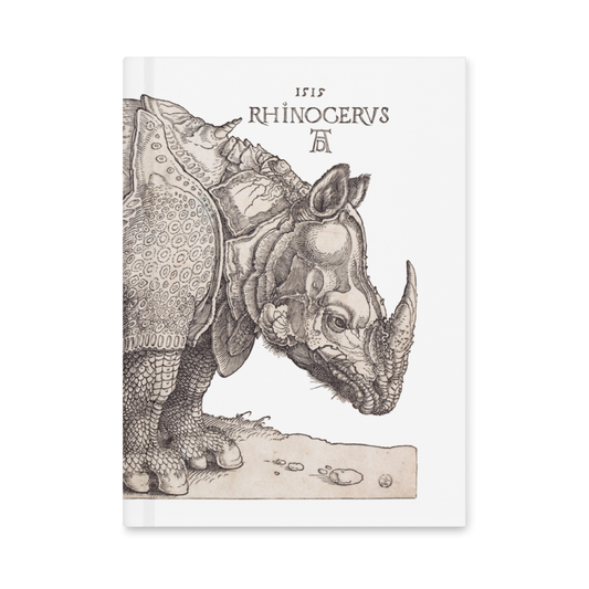 Animal Kingdom! The Rhinoceros by Albrecht Dürer Hardcover journal matte